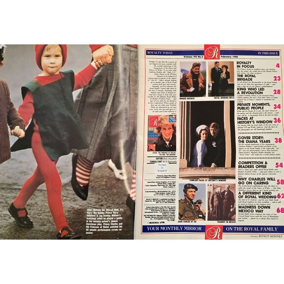 Royalty Monthly Magazine Volume 7 Number 5 The Diana Years 1988 February - Picture 2 of 13